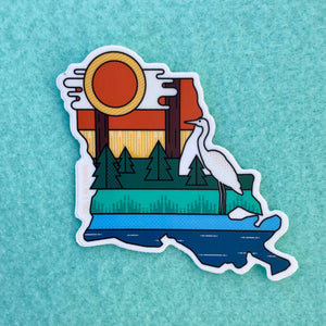 Louisiana Layers Sticker