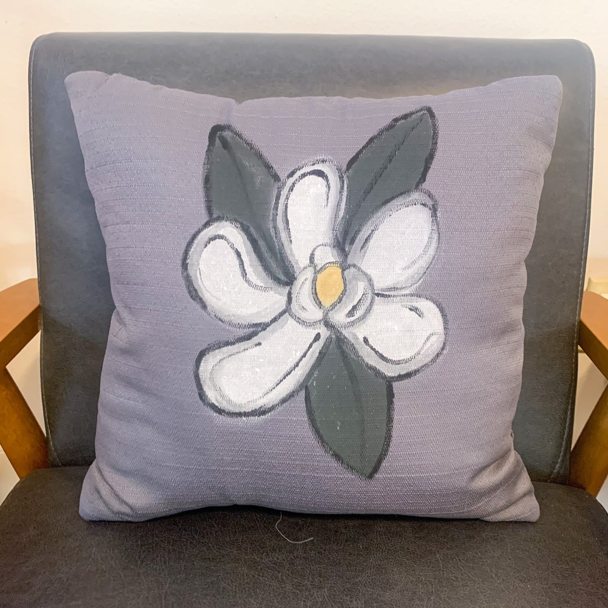 Magnolia Painted Pillows