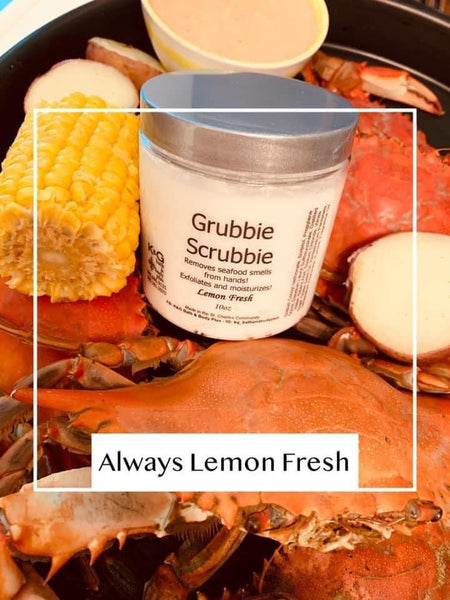 Grubbie Scrubbie Seafood Smell Removing Lemon Scrub