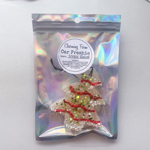 Christmas Tree Stress Relief Scented Car Freshie