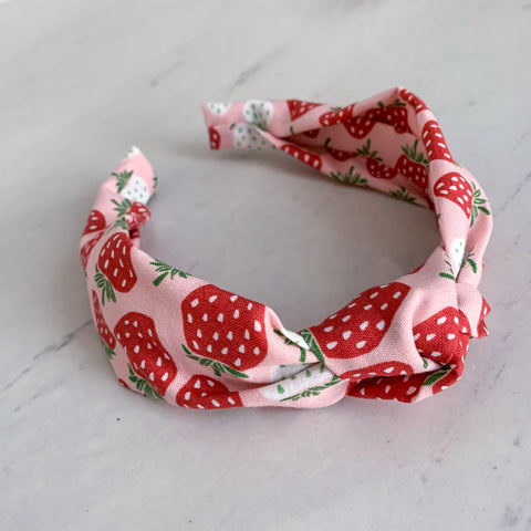 Strawberry Knot Headband
