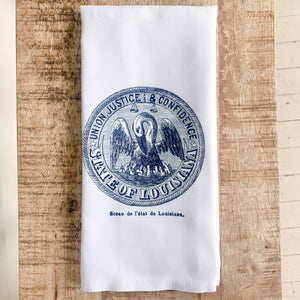 Louisiana State Seal Towel