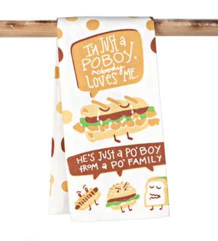 He’s Just A Poboy Kitchen Tea Towel